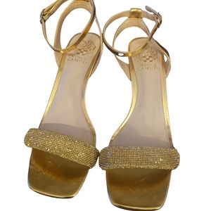 Vince Camuto Gold Heels